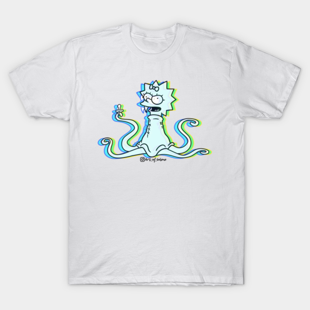 Alien Maggie - Maggie Simpson - T-Shirt | TeePublic FR